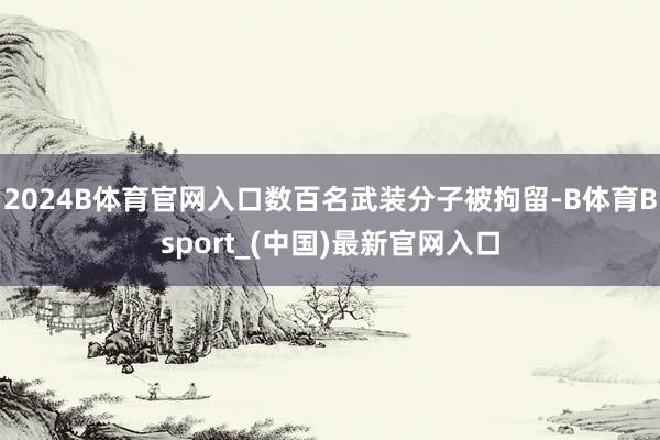 2024B体育官网入口数百名武装分子被拘留-B体育Bsport_(中国)最新官网入口